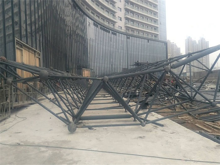 嵊州万豪酒店雨棚网架
